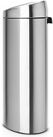 Brabantia Touch Bin New Мусорное ведро нажимн., нержавеющая сталь на 33л, цвет: стальной матовый 100680