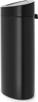 Brabantia Touch Bin New Мусорное ведро нажимн., нержавеющая сталь на 40л, цвет: черный матовый 114946