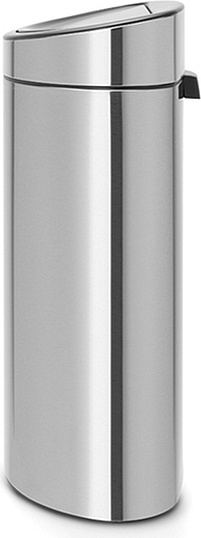 Brabantia Touch Bin New Мусорное ведро нажимн., нержавеющая сталь на 40л, цвет: стальной матовый 114809