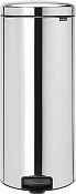 Brabantia NewIcon Мусорное ведро с педалью, нержавеющая сталь на 30л, цвет: стальной полированный 114366