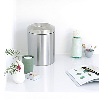 Brabantia  Мусорное ведро без крышки, нержавеющая сталь на 7л, цвет: стальной матовый 378942