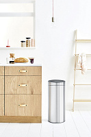 Brabantia Touch Bin New Мусорное ведро нажимн., нержавеющая сталь на 30л, цвет: стальной матовый FPP 115462