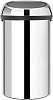 Brabantia Touch Bin Мусорное ведро нажимн., нержавеющая сталь на 60л, цвет: стальной полированный 402609