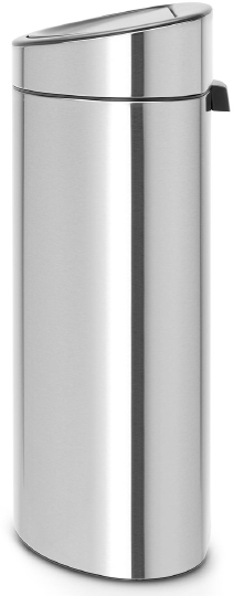 Brabantia NewIcon Мусорное ведро с педалью, нержавеющая сталь на 40л, цвет: стальной полированный 112881