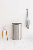 Brabantia Touch Bin New Мусорное ведро нажимн., нержавеющая сталь на 40л, цвет: стальной матовый 114823