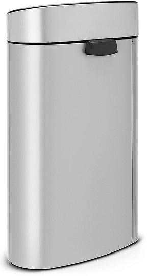 Brabantia Touch Bin New Мусорное ведро нажимн., нержавеющая сталь на 40л, цвет: серый металлик 114922