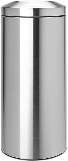 Brabantia Мусорное ведро без крышки, нержавеющая сталь на 30л, цвет: стальной матовый 378621
