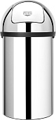 Brabantia Push Bin Мусорное ведро, нержавеющая сталь на 60л, цвет: полированная сталь 402623