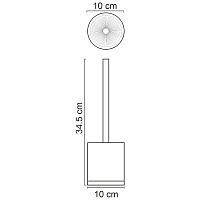 Wasserkraft Mindel Ершик напольный, полирезиновый цвет: белый K-8827