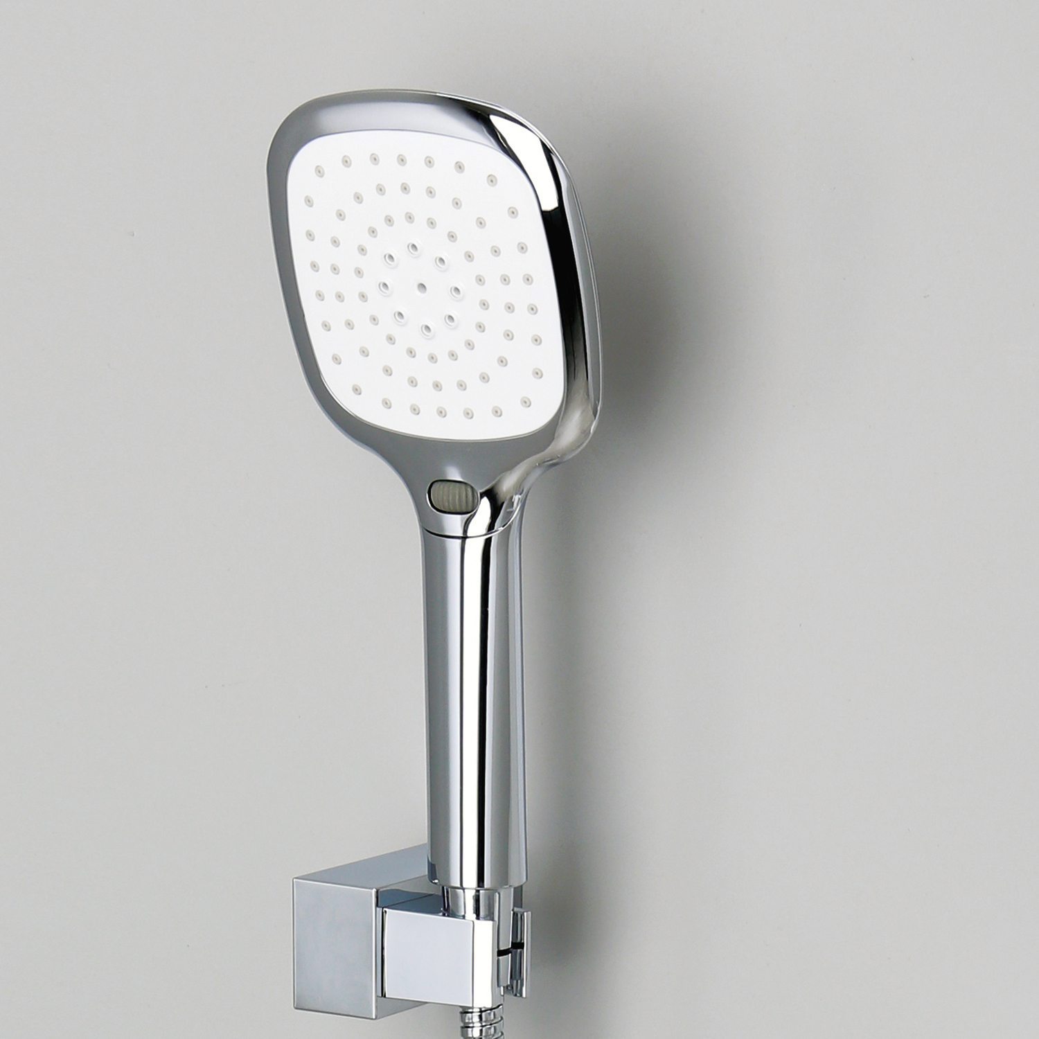 Wasserkraft Aller 1060 Смеситель для ванны с ручным душем, настенный, цвет: белый Soft-touch 1061W