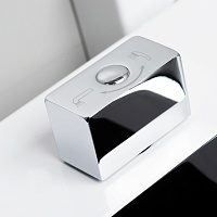 Wasserkraft Aller 1060 Смеситель для ванны с ручным душем, настенный, цвет: белый Soft-touch 1061W