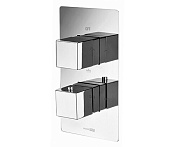 Wasserkraft Alme 1500 Смеситель термостатический встраиваемый, с внут. частью, на 2 потр, цвет: хром 1544 Thermo