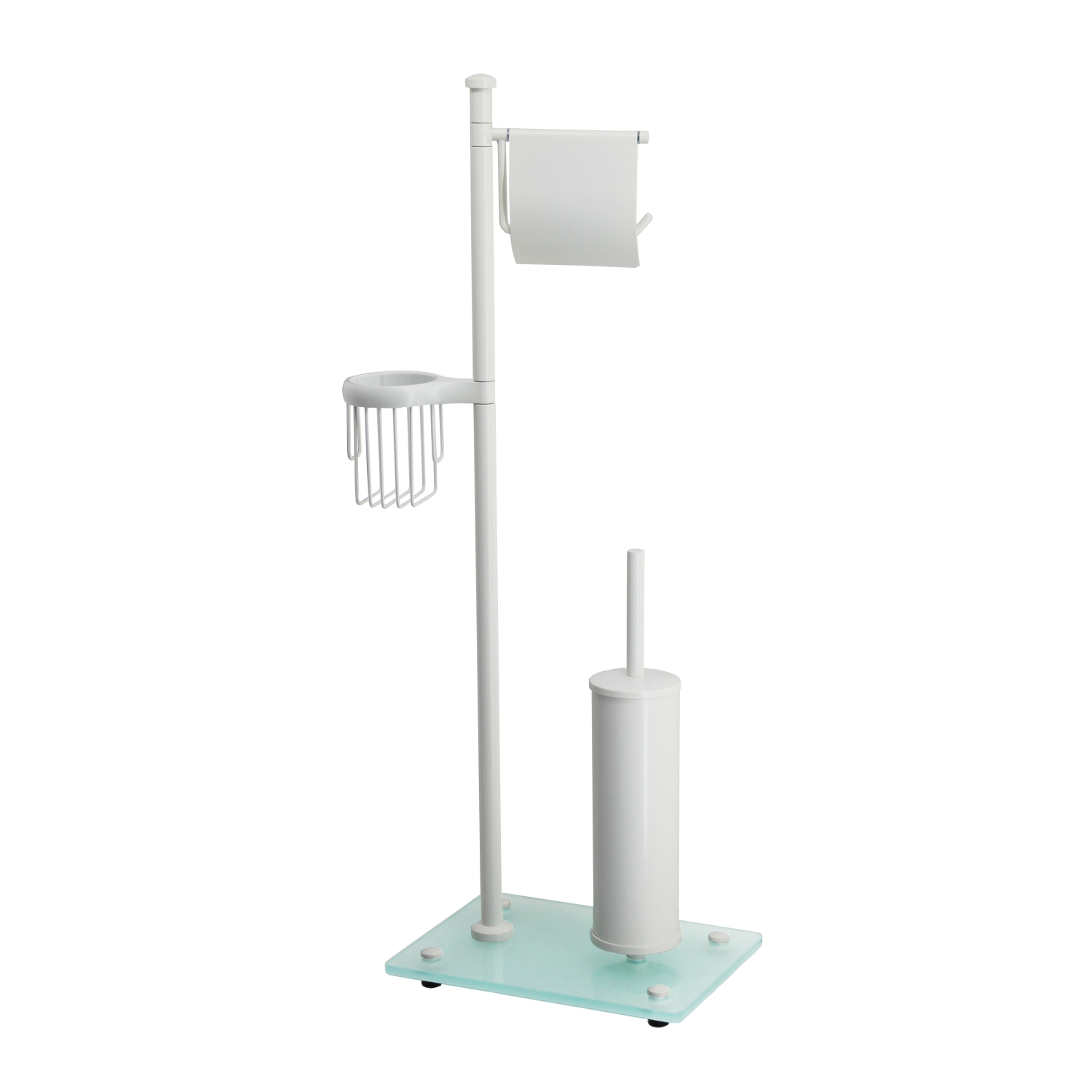 Wasserkraft Полка напольная - комбинированная, 37,5х22х83,3h см, цвет: белый матовый K-1264W