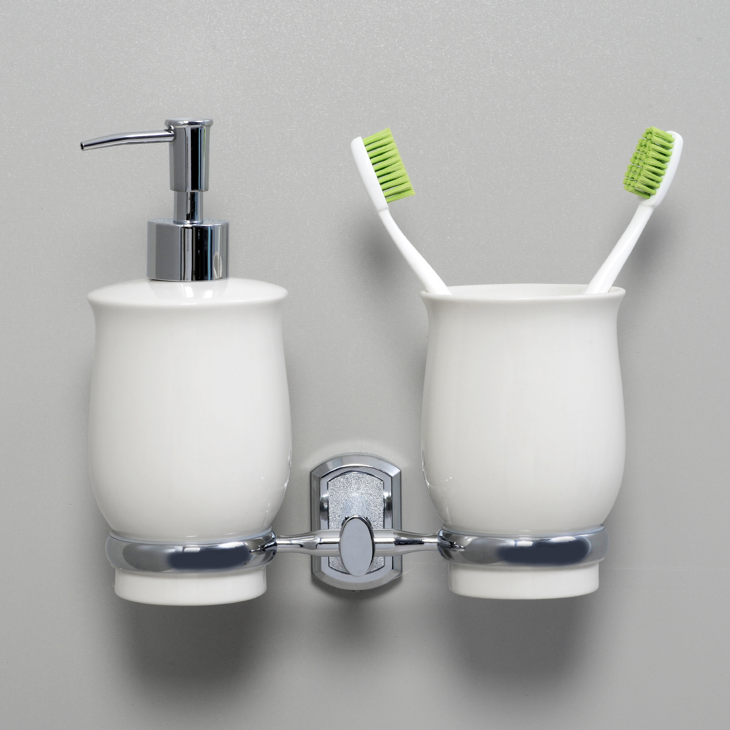 Wasserkraft Дозатор подвесной, фарфор цвет: хром K-24189