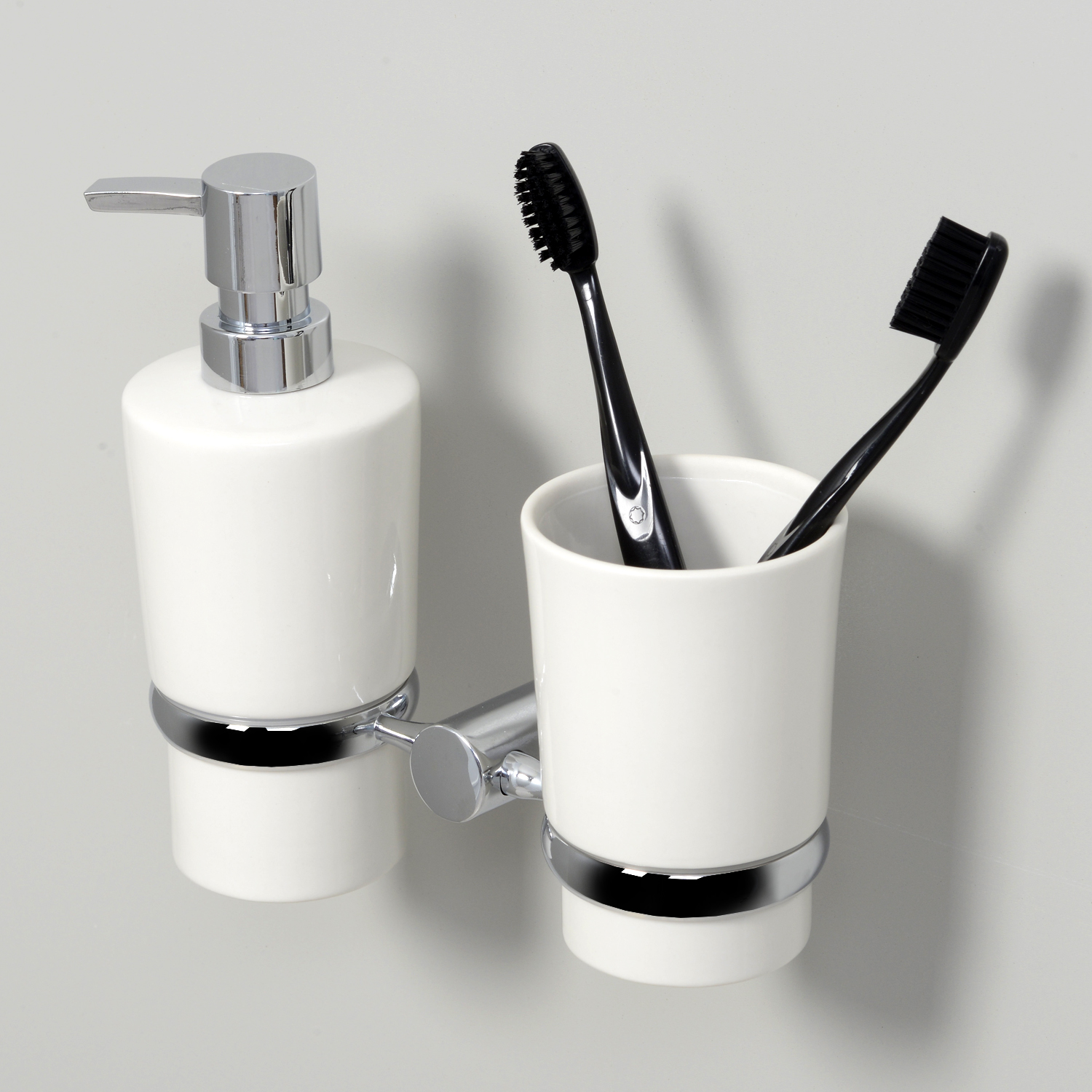 Wasserkraft Дозатор подвесной, фарфор цвет: хром K-28289