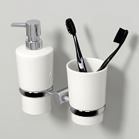 Wasserkraft Дозатор подвесной, фарфор цвет: хром K-28289