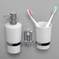 Wasserkraft Дозатор подвесной, фарфор цвет: хром K-28189