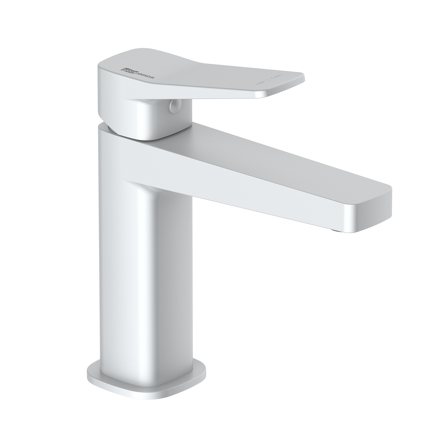 Wasserkraft 2303 Weil Смеситель для раковины, фикс. излив 11,5 см, без дк, цвет: белый Soft-touch 2303