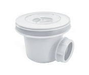 Wasserkraft Сифон для поддона из ABS пластика, цвет: белый матовый D454