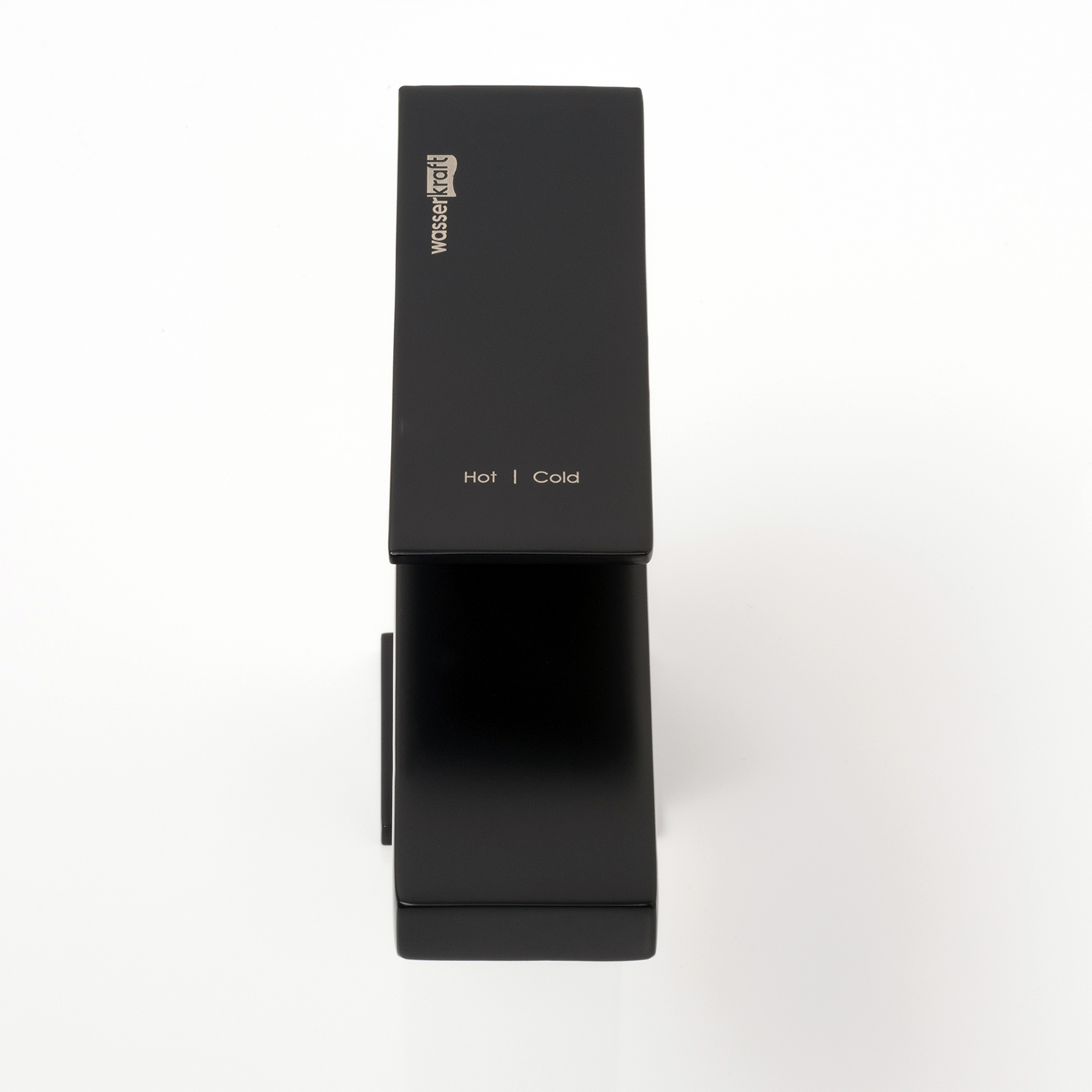 Wasserkraft Abens 2000 Смеситель для раковины 1 отв., излив 10,8 см, цвет: черный soft-touch 2003