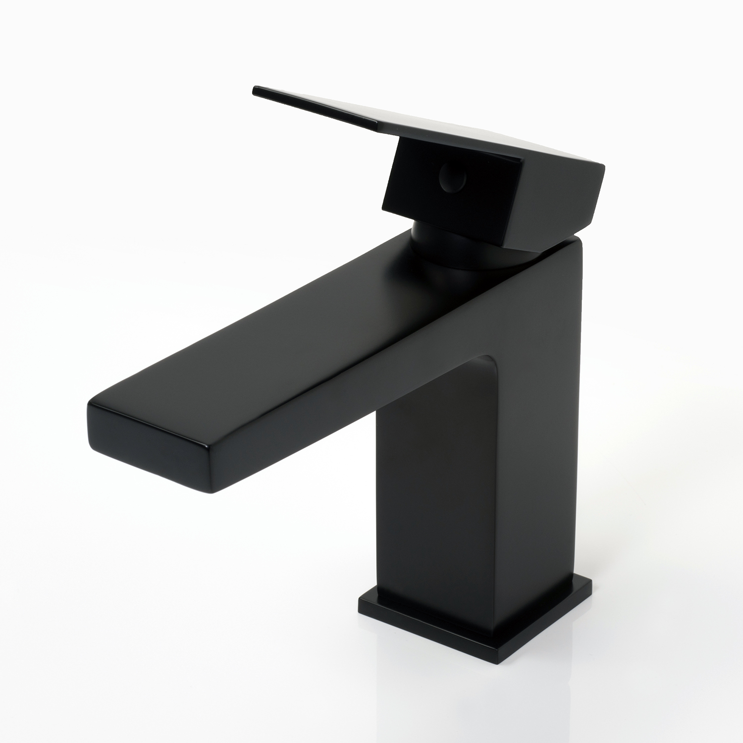 Wasserkraft Abens 2000 Смеситель для раковины 1 отв., излив 10,8 см, цвет: черный soft-touch 2003