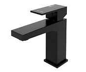 Wasserkraft Abens 2000 Смеситель для раковины 1 отв., излив 10,8 см, цвет: черный soft-touch 2003