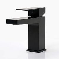 Wasserkraft Abens 2000 Смеситель для раковины 1 отв., излив 10,8 см, цвет: черный soft-touch 2003