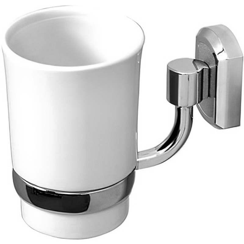 Wasserkraft Стакан для зубных щеток подвесной, фарфоровый цвет: хром K-28128