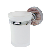 Wasserkraft Regen Стакан для зубных щеток подвесной, стекло матовое цвет: хром K-6928