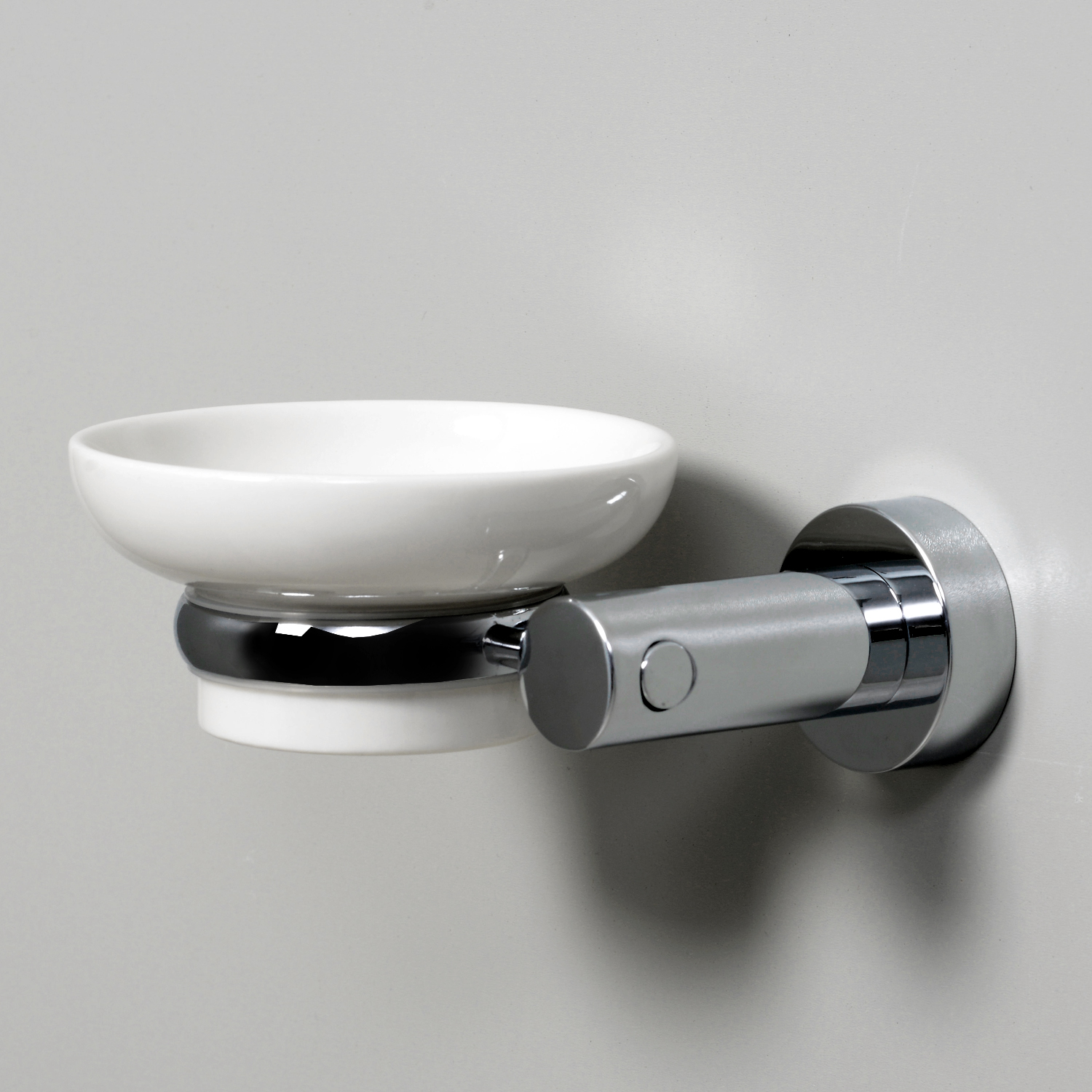 Wasserkraft Мыльница с керамической чашей, подвесная, цвет: хром K-24229