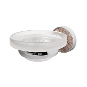 Wasserkraft Nau Мыльница со стеклянной чашей, подвесная, цвет: хром K-7729