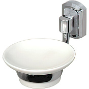 Wasserkraft Мыльница с керамической чашей, подвесная, цвет: хром K-28129