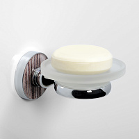 Wasserkraft Regen Мыльница со стеклянной чашей, подвесная, цвет: хром K-6929