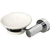 Wasserkraft Мыльница с керамической чашей, подвесная, цвет: хром K-28229