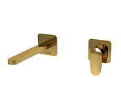 Wasserkraft Neckar Смеситель для раковины: внешняя и внутренняя часть, излив, цвет: золото глянц. A2151.279