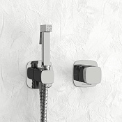 Wasserkraft Naab Гигиенический душ: внешняя и внутренняя часть, шланг, лейка, цвет: хром глянцевый A8651.326.057.136