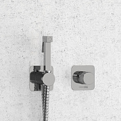 Wasserkraft Mosel Гигиенический душ: внешняя и внутренняя часть, шланг, лейка, цвет: хром глянцевый A4651.271.057.136