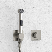 Wasserkraft Tauber Гигиенический душ: внешняя и внутренняя часть, шланг, лейка, цвет: никель матовый A6451.275.100.092