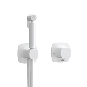 Wasserkraft Saale Гигиенический душ: внешняя и внутренняя часть, шланг, лейка, цвет: белый матовый A9551.328.243.232