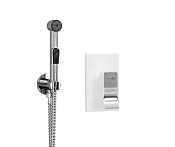 Wasserkraft Гигиенический душ со смесителем и встраиваемой частью, цвет: хром/белый A010657WHITE