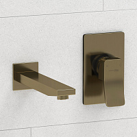 Wasserkraft Смеситель для раковины: внешняя и внутренняя часть, излив, цвет: светлая бронза глянц. A16573