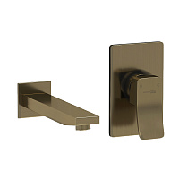 Wasserkraft Смеситель для раковины: внешняя и внутренняя часть, излив, цвет: светлая бронза глянц. A16573