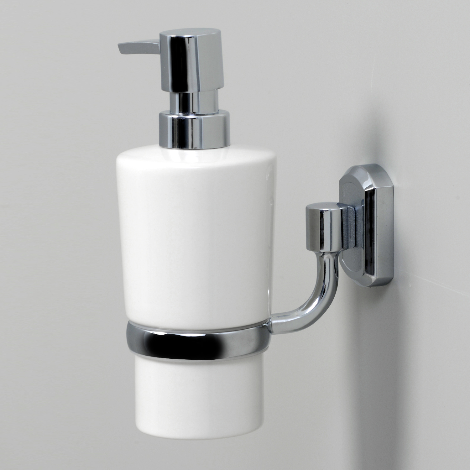 Wasserkraft Дозатор подвесной, фарфор цвет: хром K-28199