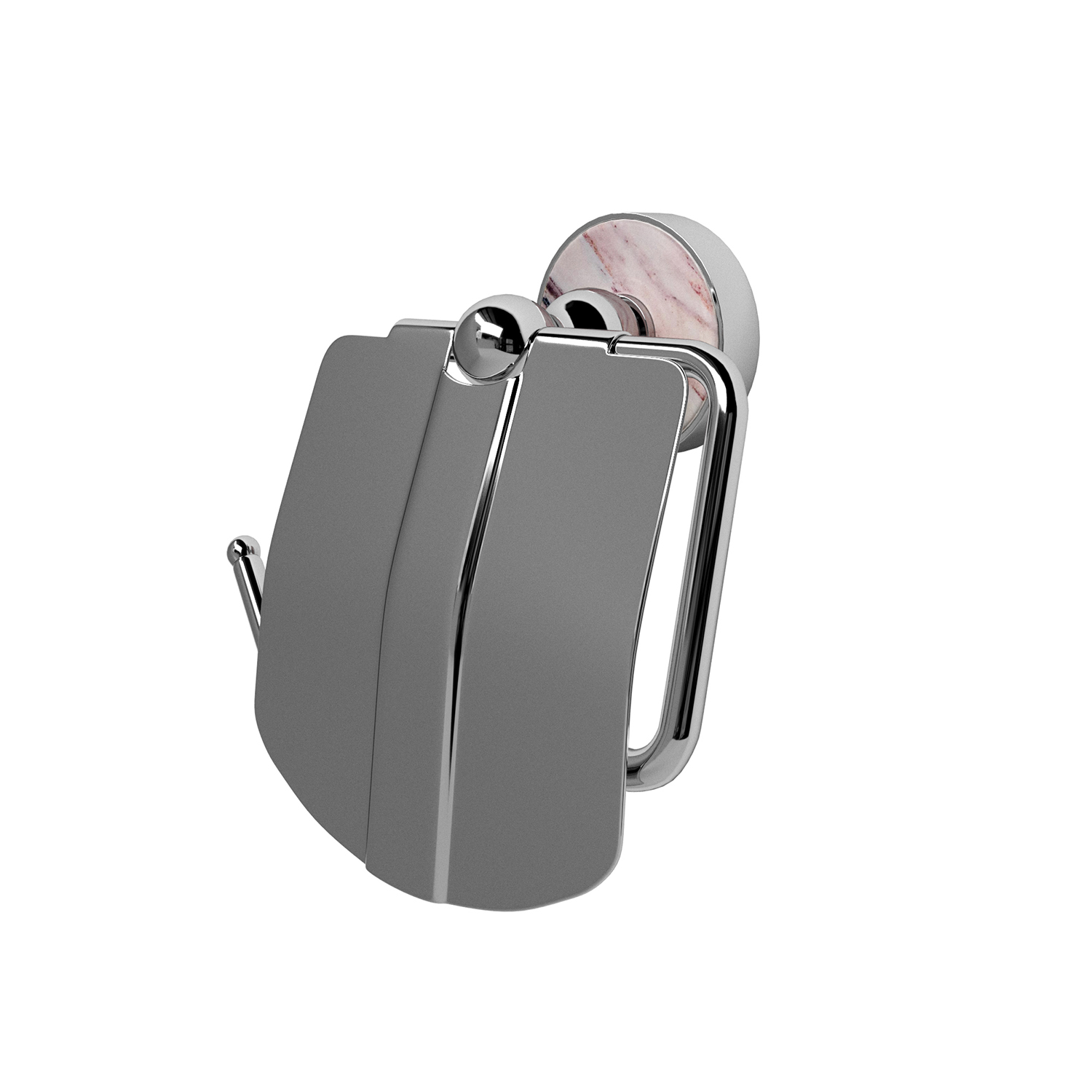 Wasserkraft Aland Держатель туалетной бумаги подвесной, с крышкой, металлический цвет: хром K-8525