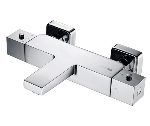 Wasserkraft Alme 1500 Смеситель для ванны термостатический, настенный, цвет: хром 1511 Thermo