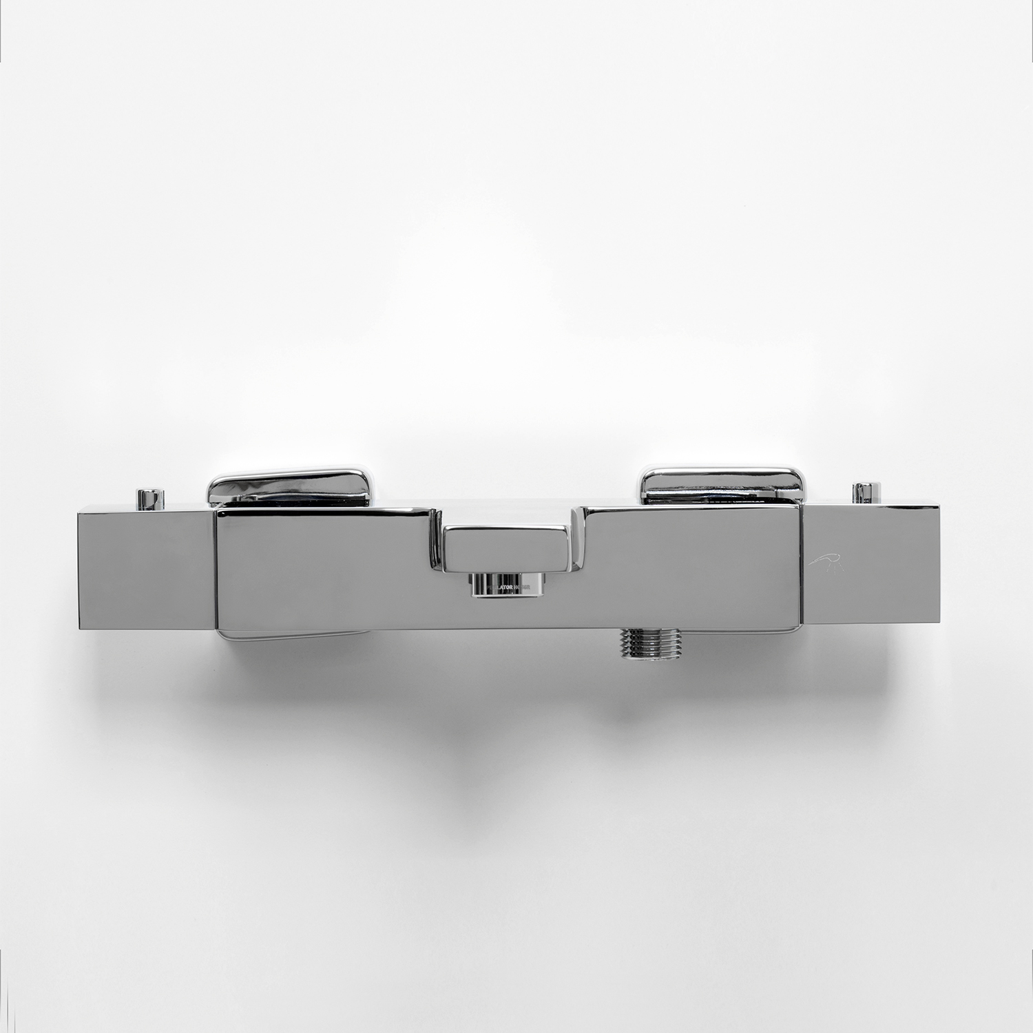 Wasserkraft Alme 1500 Смеситель для ванны термостатический, настенный, цвет: хром 1511 Thermo