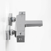 Wasserkraft Alme 1500 Смеситель для ванны термостатический, настенный, цвет: хром 1511 Thermo