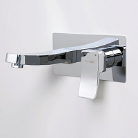 Wasserkraft Aller 1060 Смеситель для раковины встраиваемый, излив 19,3 см, цвет: хром 10630