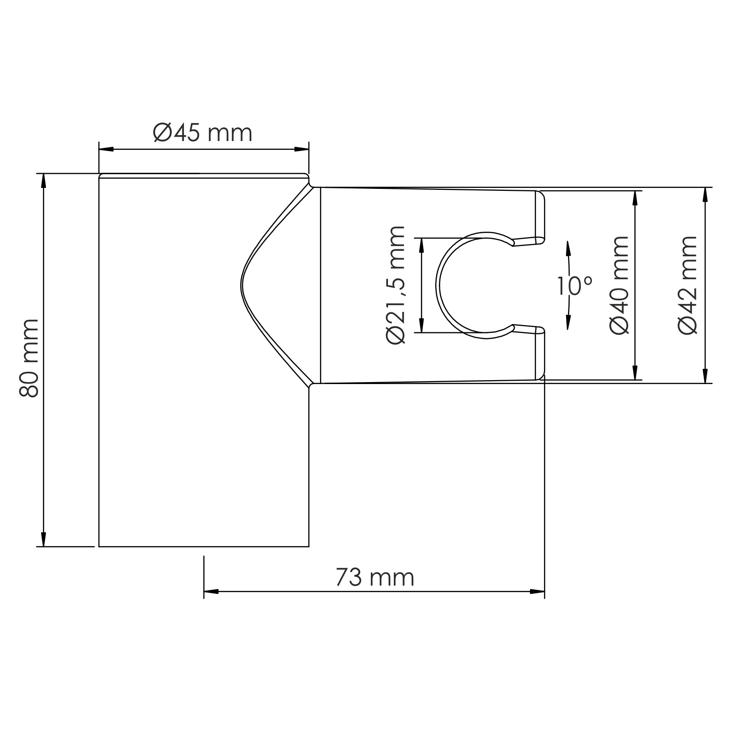 Wasserkraft Держатель для ручного душа, цвет: никель A319