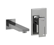 Wasserkraft Смеситель для раковины рычажный: внешняя и внутренняя часть, излив, цвет: хром глянцевый A15513